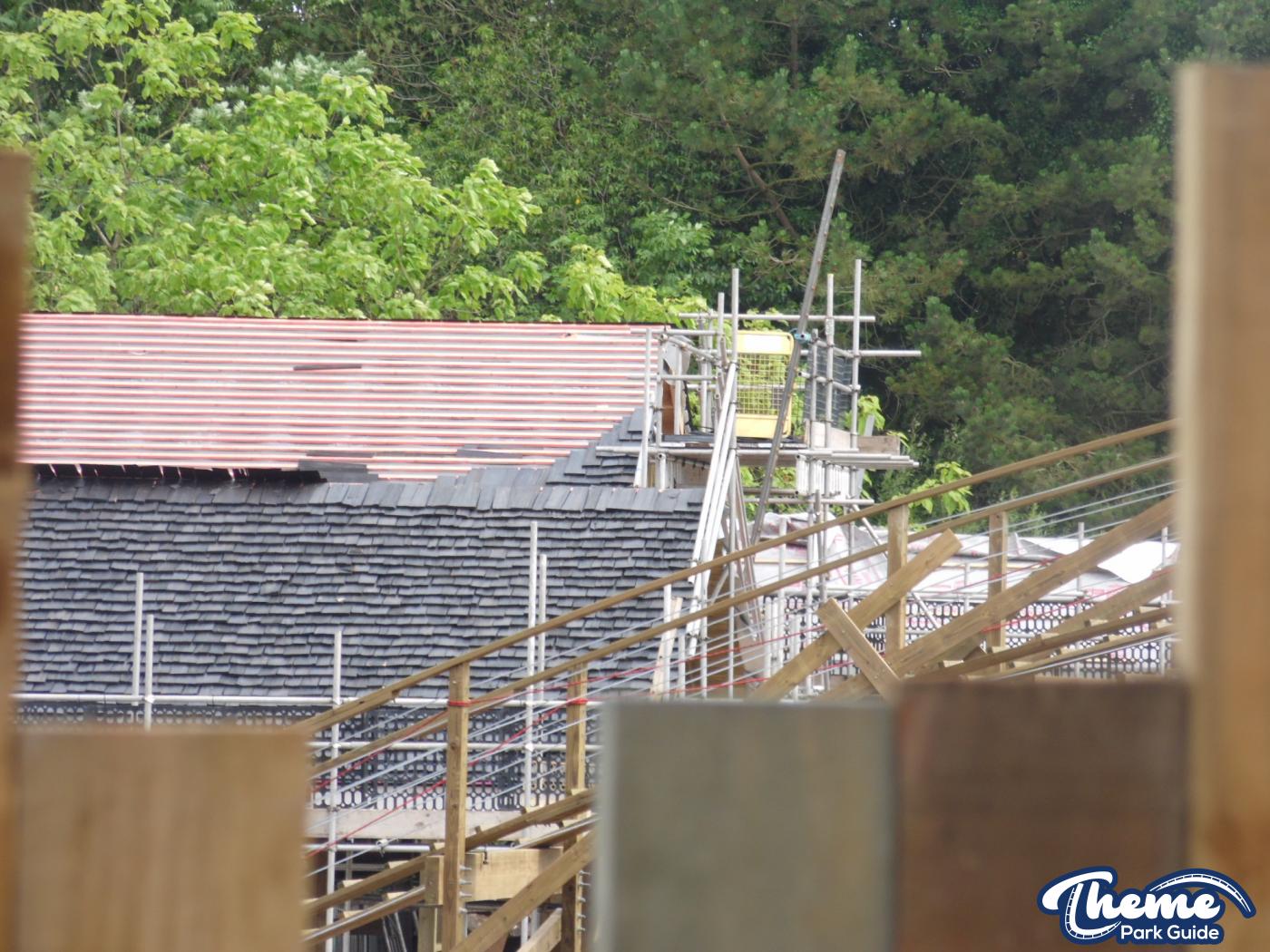 , Work continues down the bottom of the site