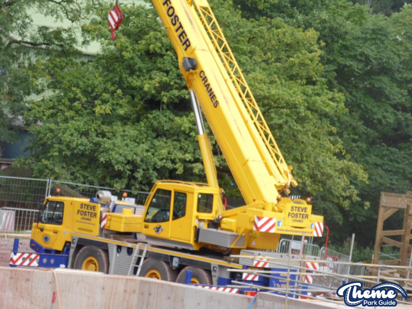 , Work continues down the bottom of the site