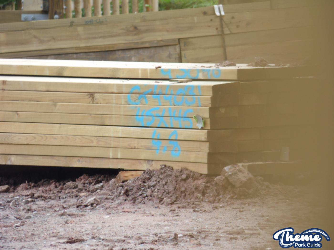 , Work continues down the bottom of the site