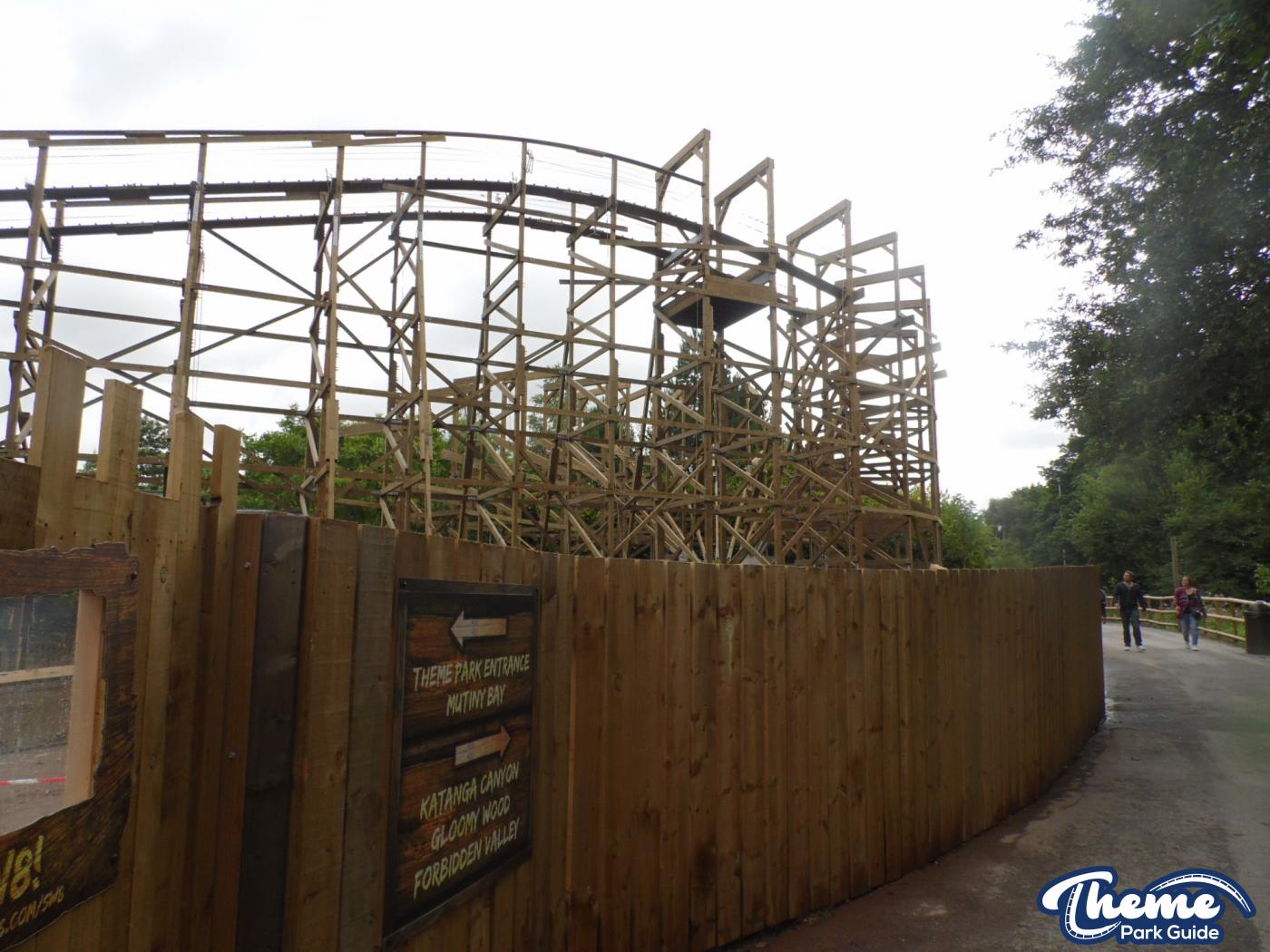 , Work continues down the bottom of the site