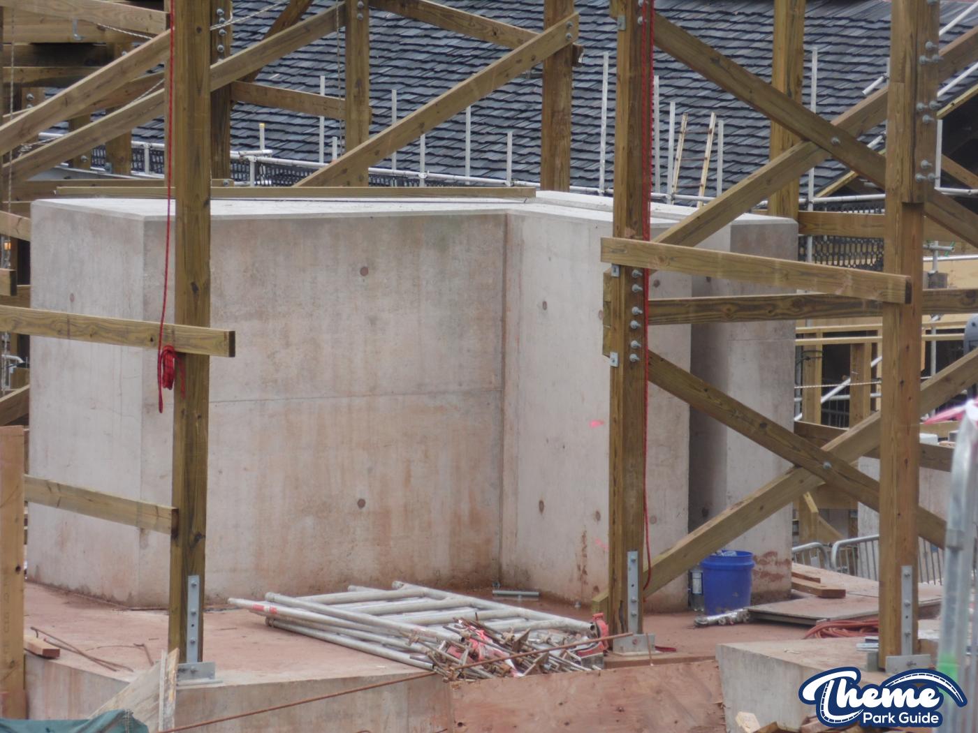 , Work continues down the bottom of the site