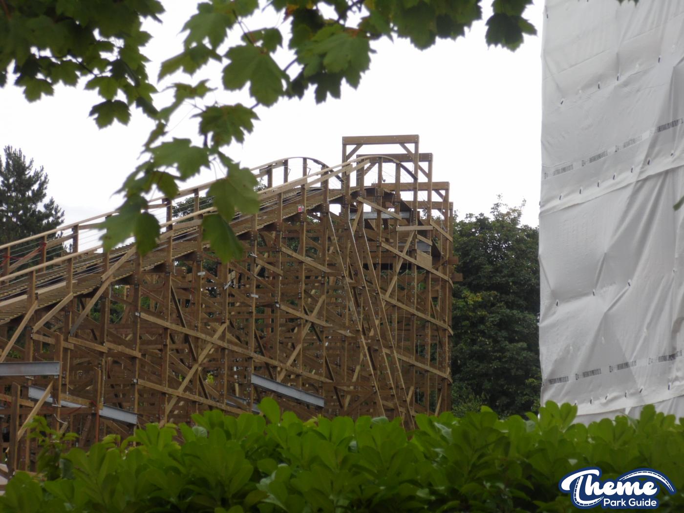 , Work continues down the bottom of the site