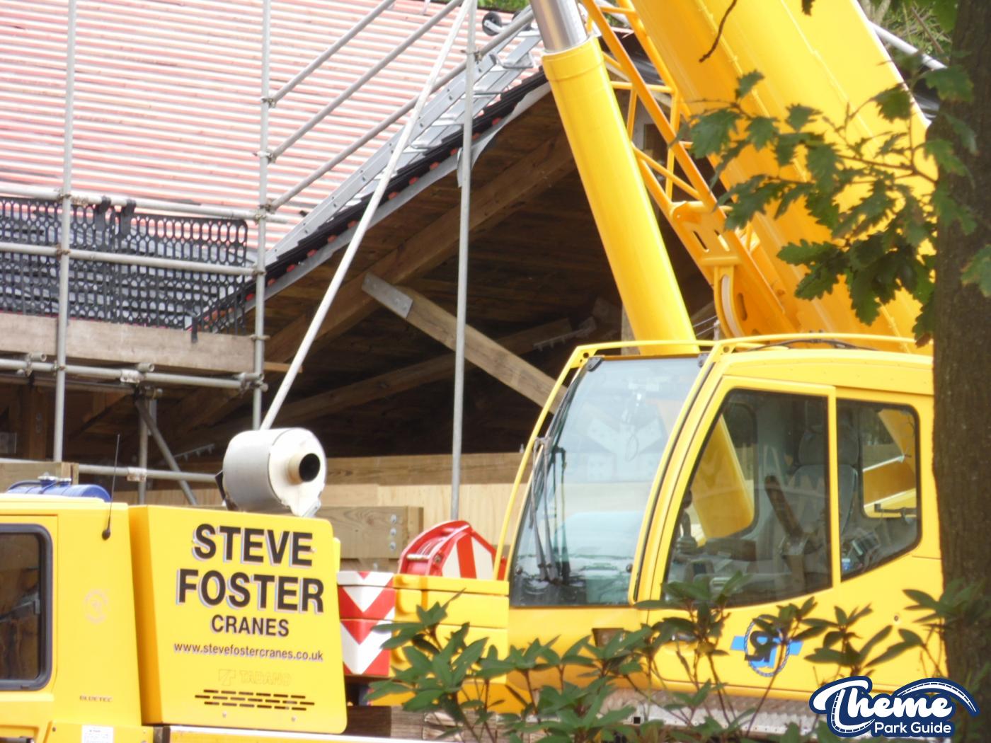 , Work continues down the bottom of the site