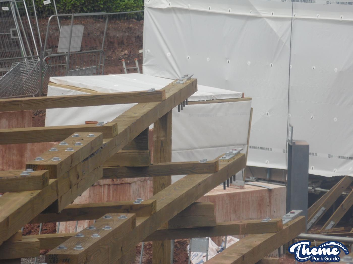 , Work continues down the bottom of the site