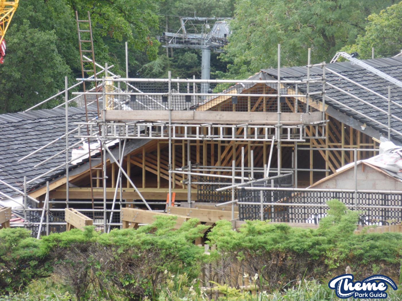 , Work continues down the bottom of the site