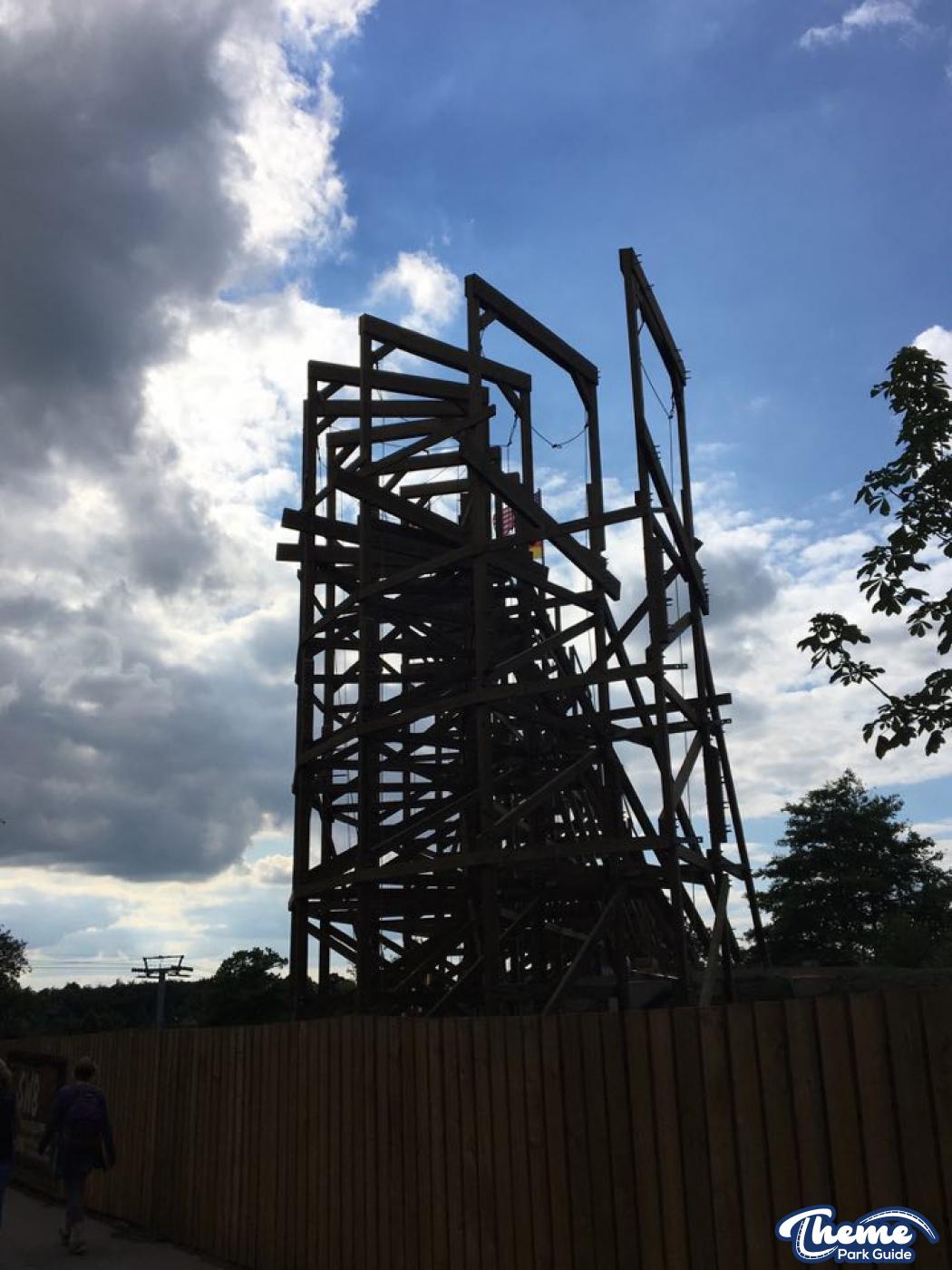 Wicker Man Lift Hill Complete