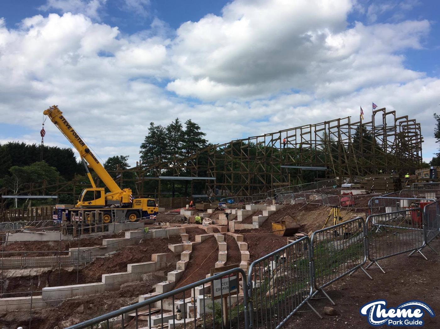 , Wicker Man Lift Hill Complete