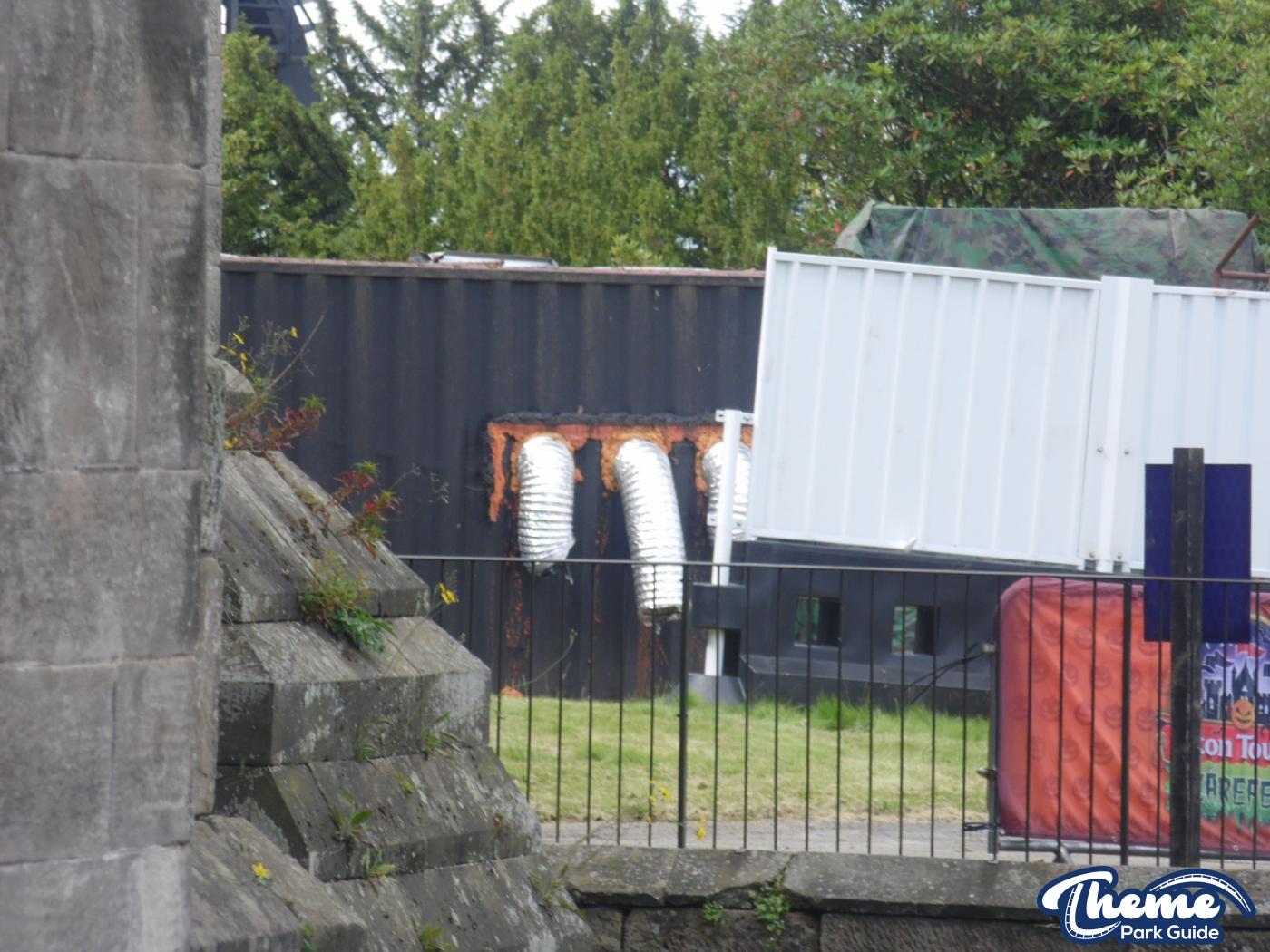 Alton Towers - Scarefest Construction (13/08/17)