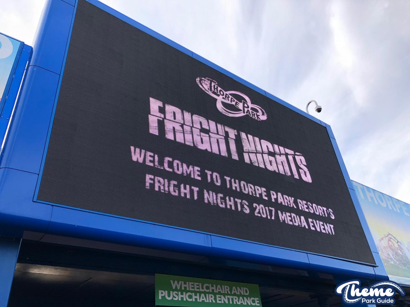 Thorpe Park - Fright Nights 2017