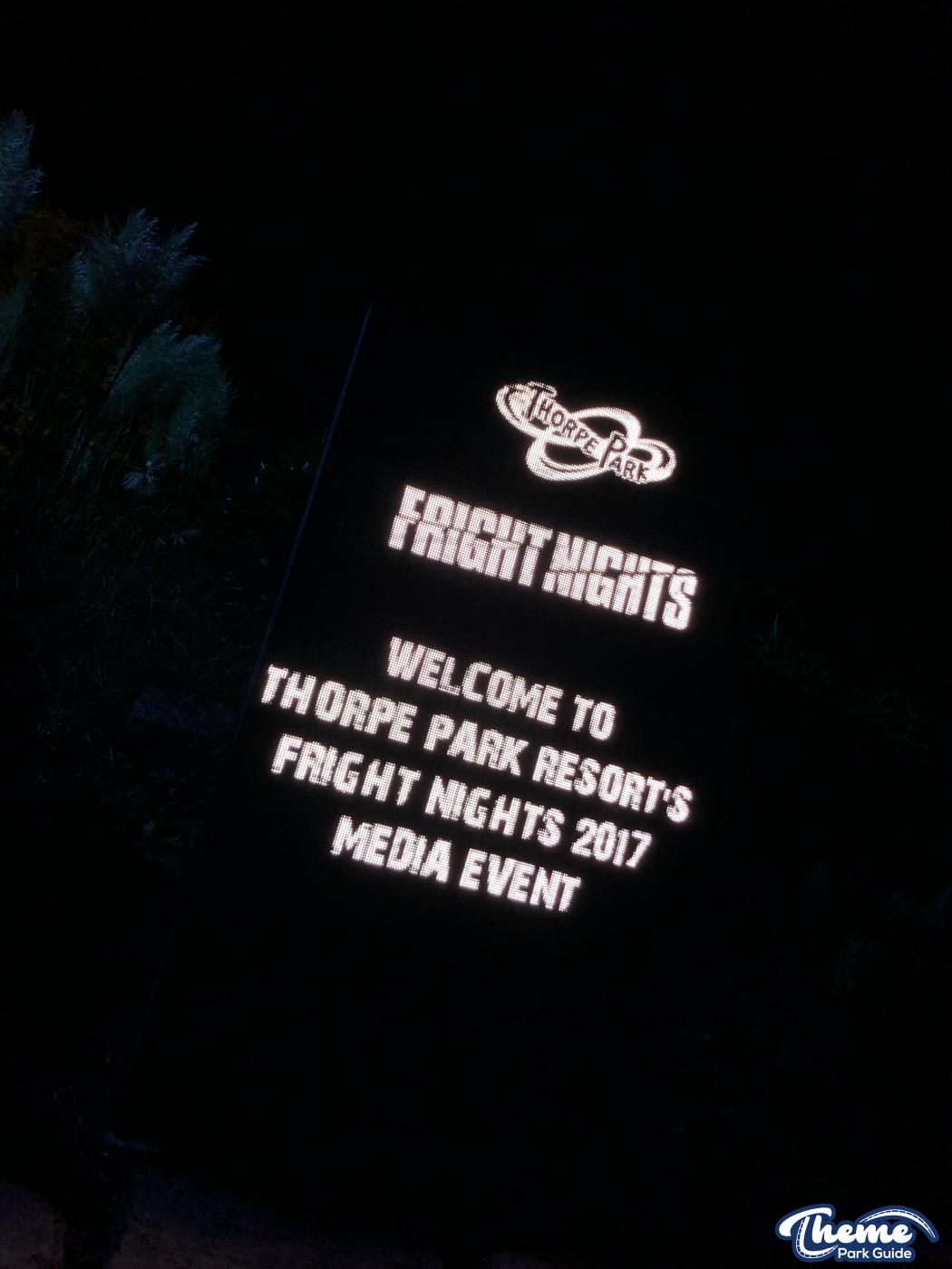Thorpe Park - Fright Nights 2017