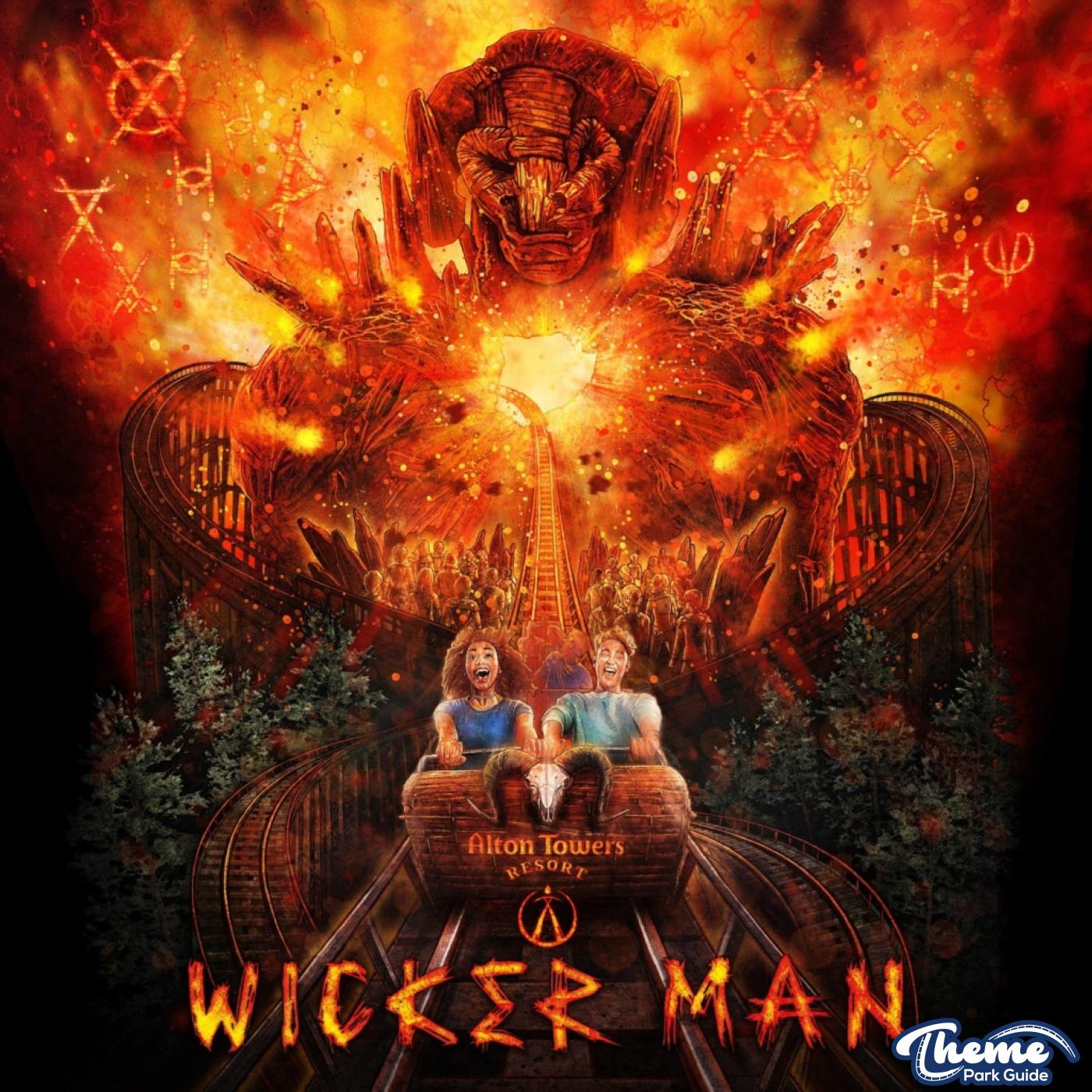 Alton Towers Wicker Man Revealed