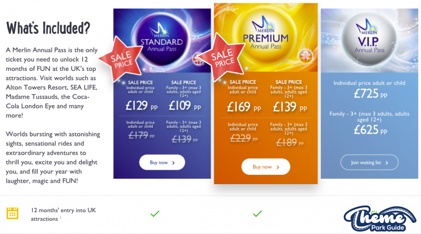 Merlin Annual Pass Sale Begins