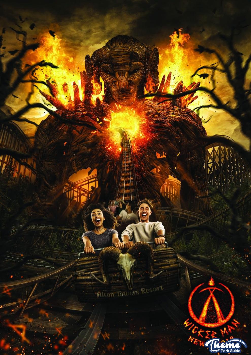 , Alton Towers Wicker Man Revealed