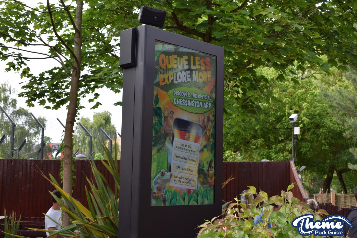Chessington Installs New Queue Line Tv's
