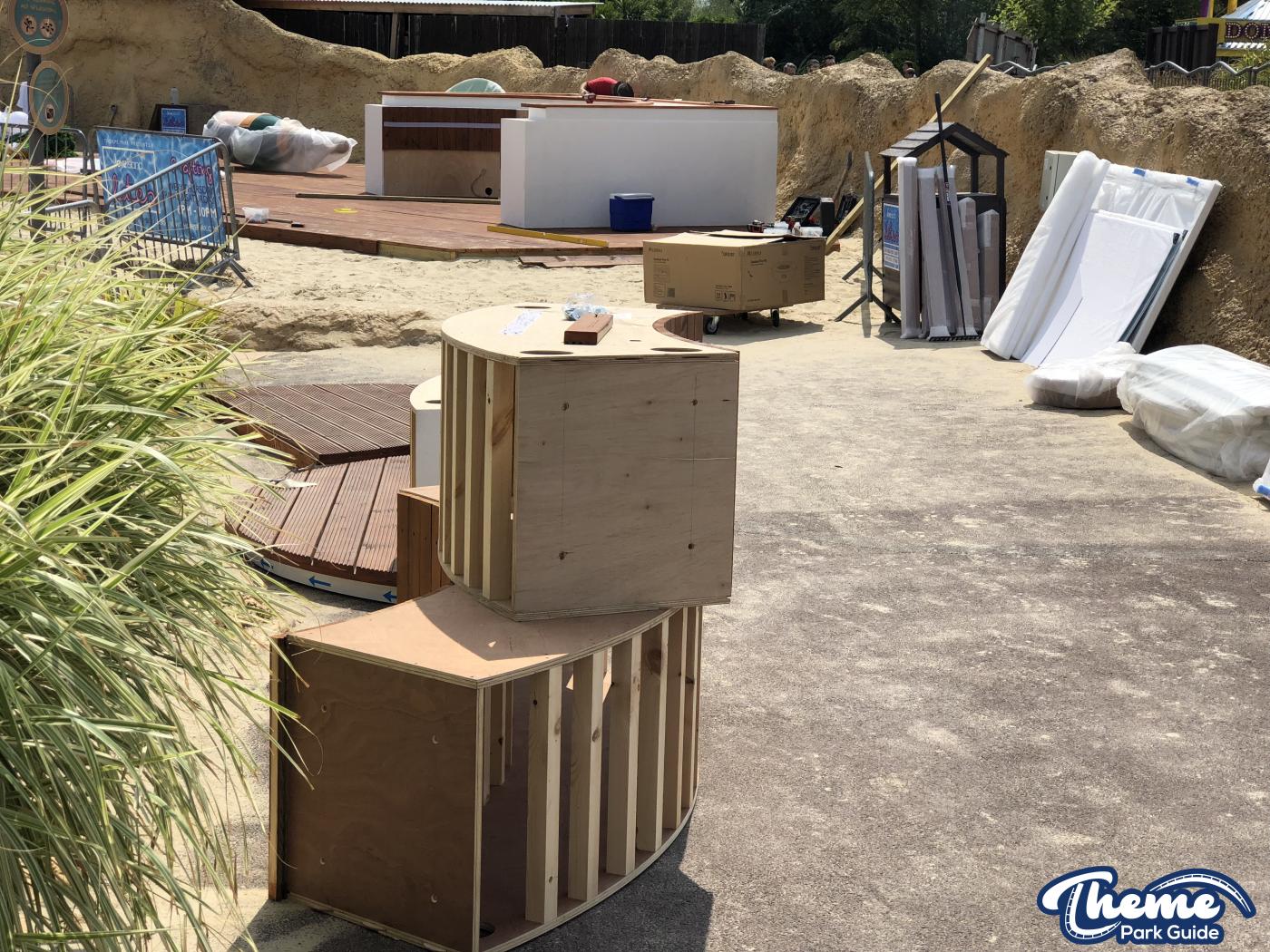 Love Island Lates Construction Begins