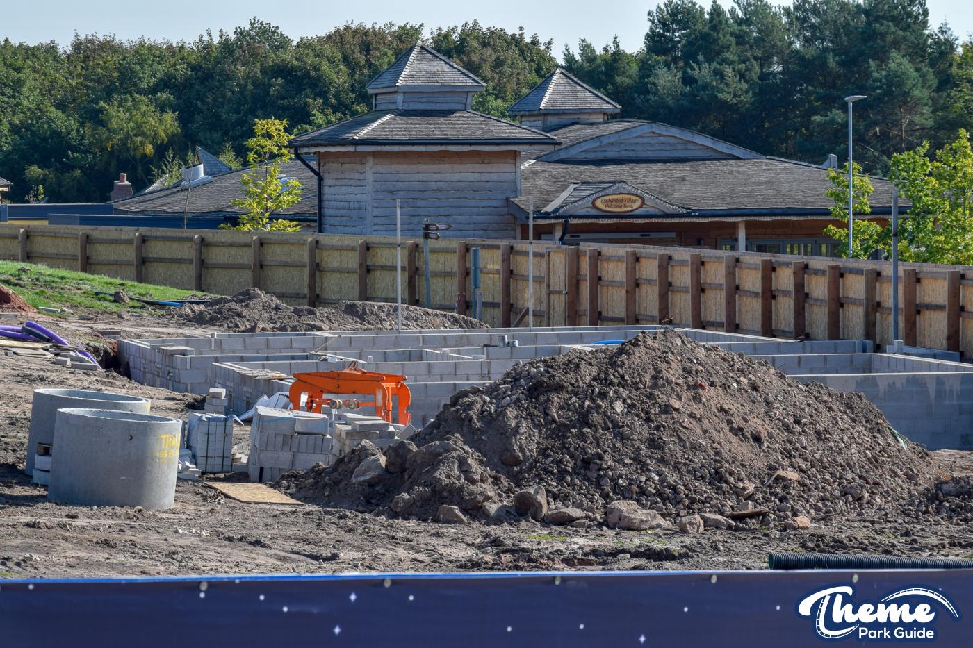 Construction continues on pod foundations