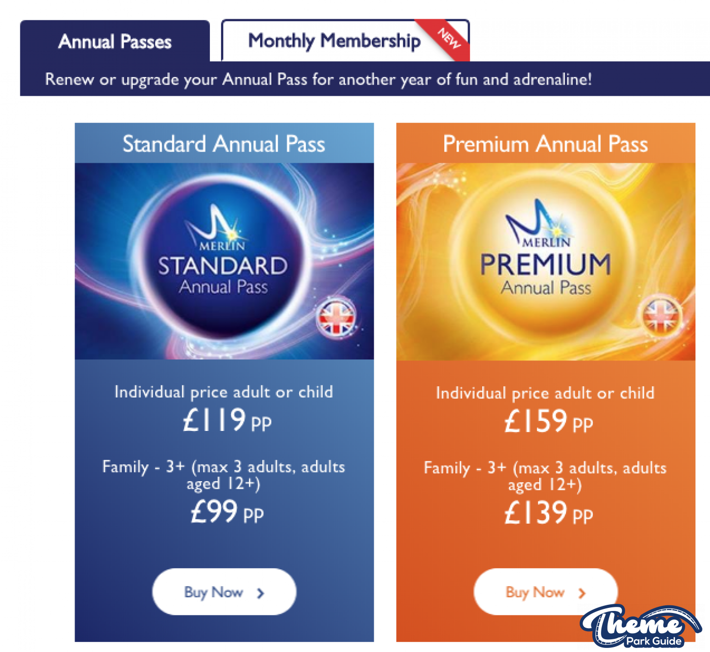Merlin Annual Pass 2019 Sale