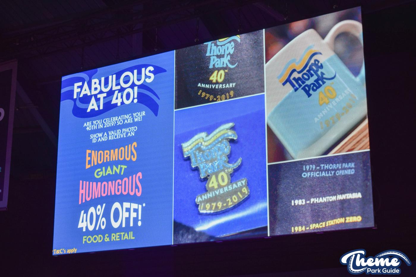 Thorpe Park Celebrates 40th Anniversary