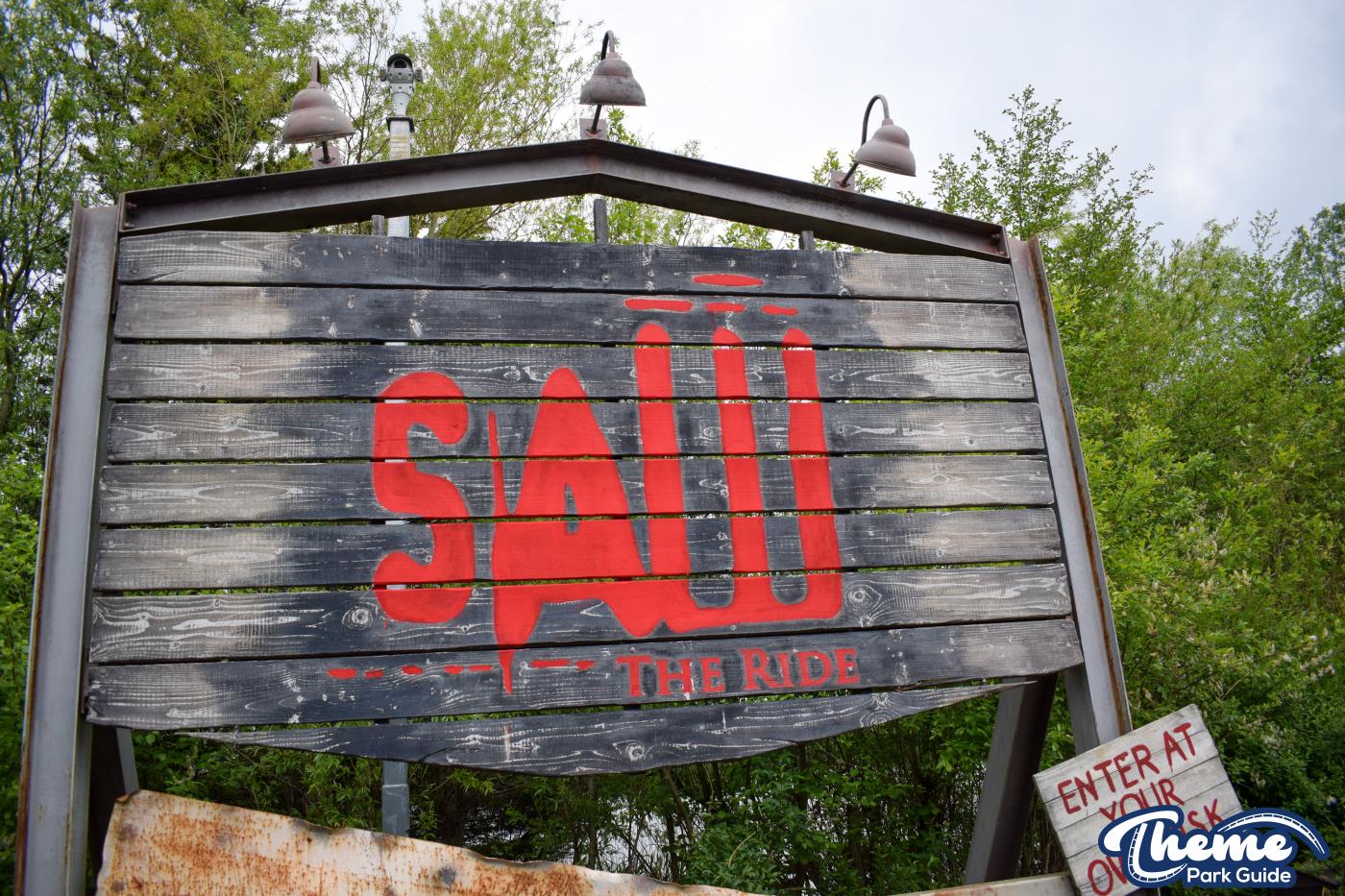 Saw Plaza Sign Receives Paint Job