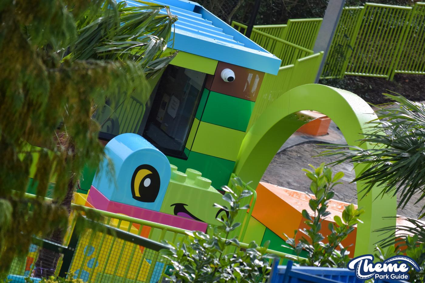 , Duplo Dino Coaster Construction Complete