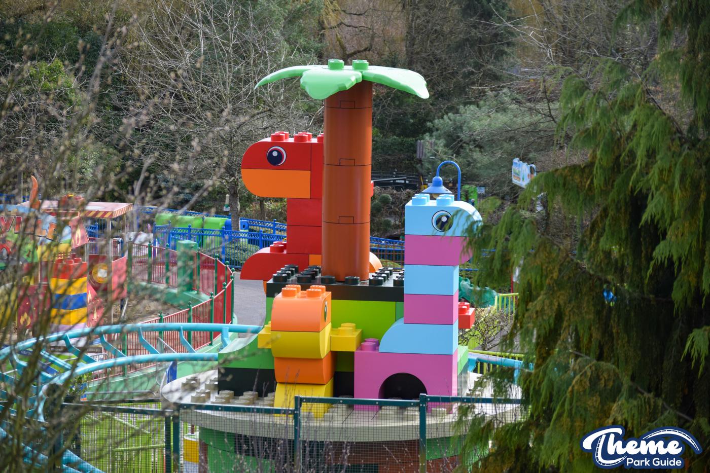 , Duplo Dino Coaster Construction Complete