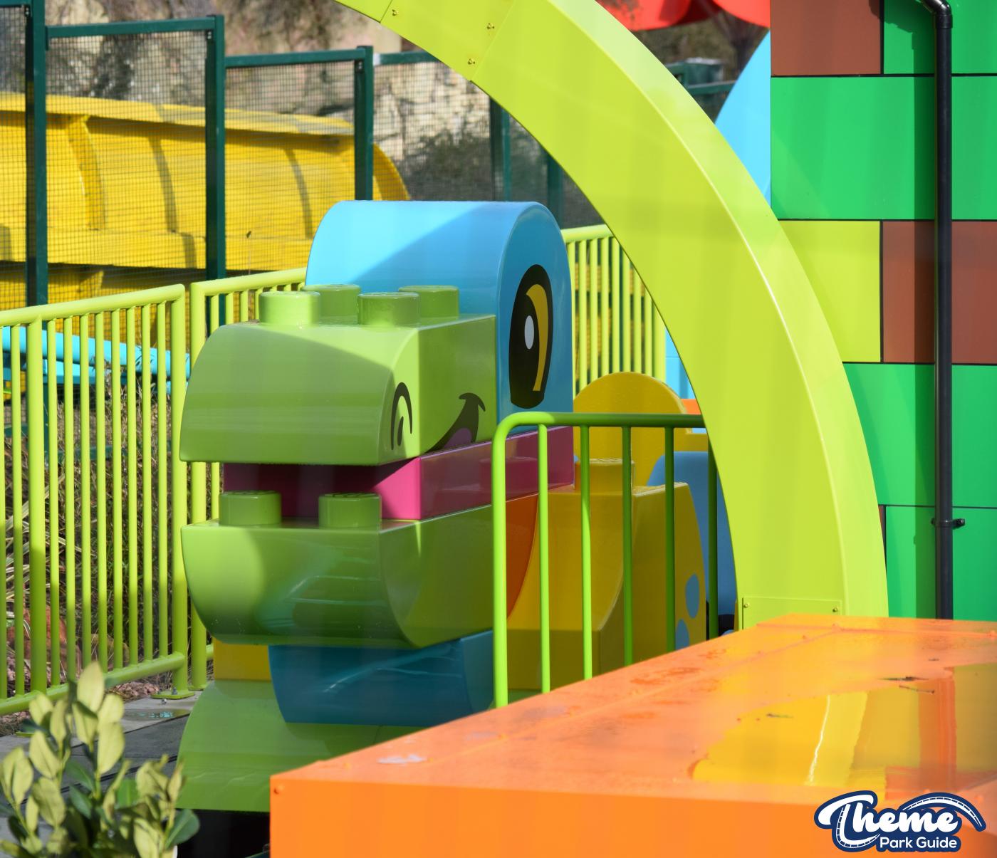 , Duplo Dino Coaster Construction Complete