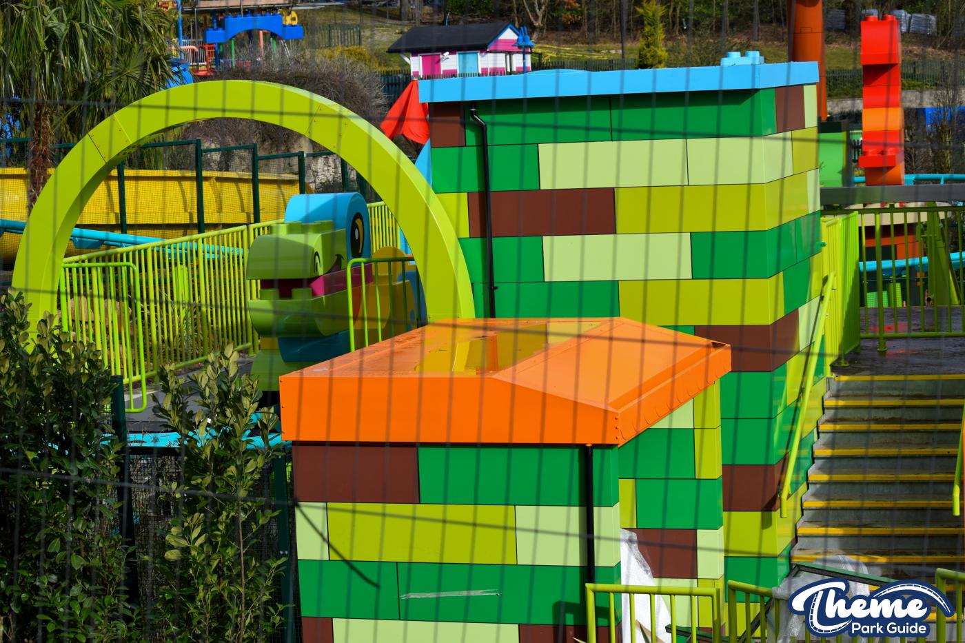 , Duplo Dino Coaster Construction Complete