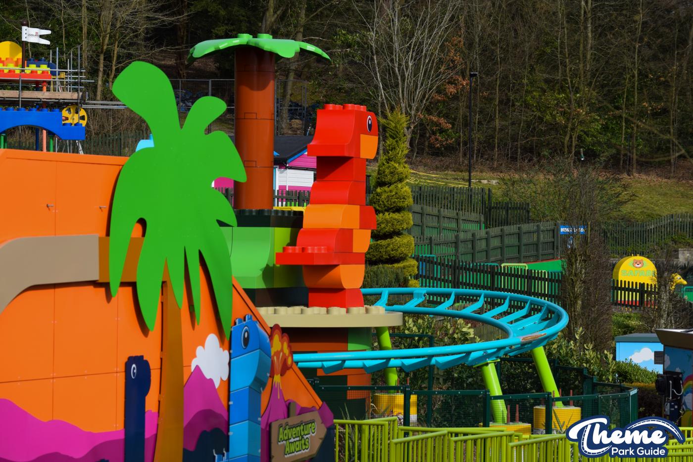 , Duplo Dino Coaster Construction Complete