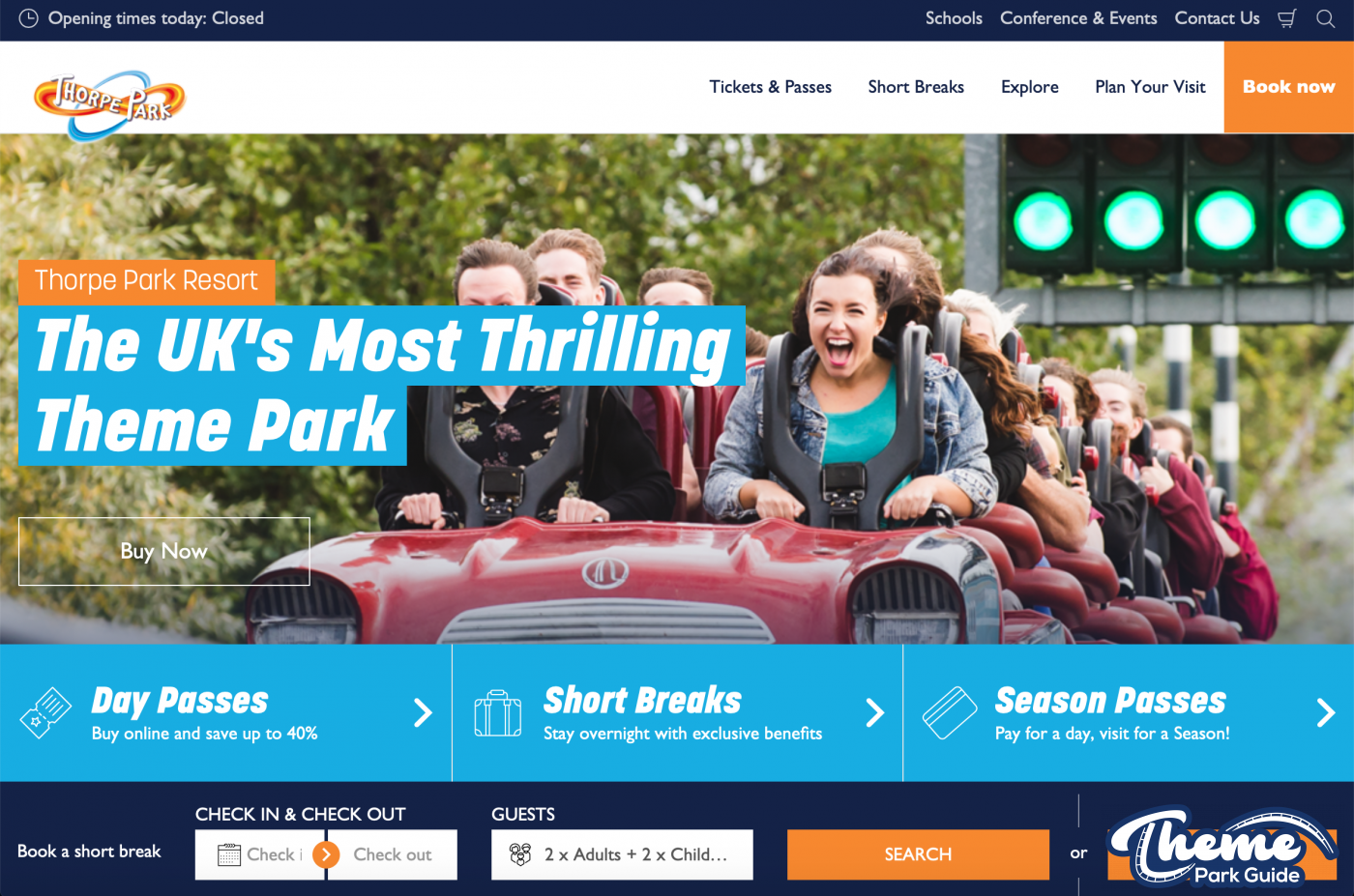 Thorpe Park Launch New Website