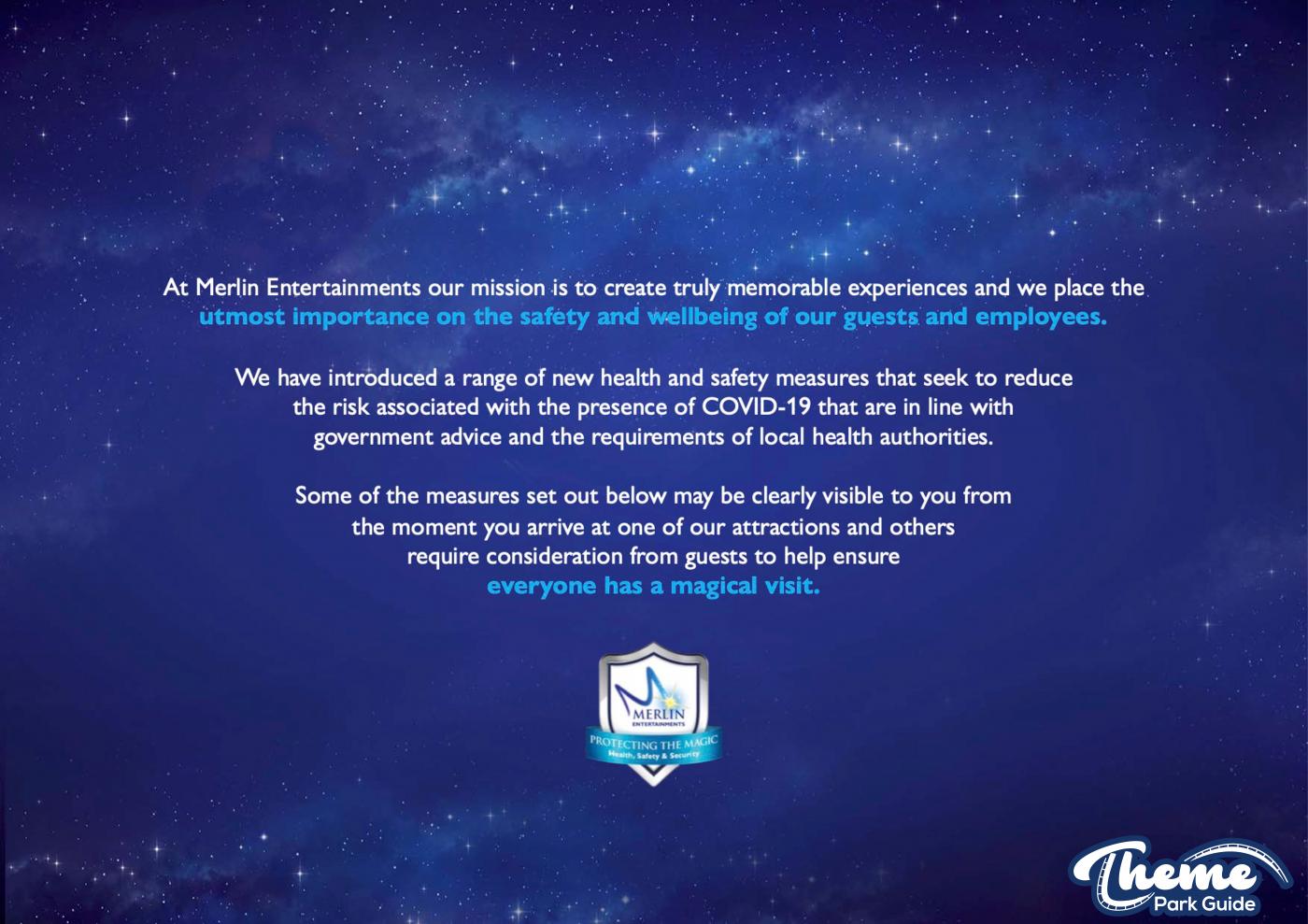 Merlin Entertainments Announce Covid 19 Measures