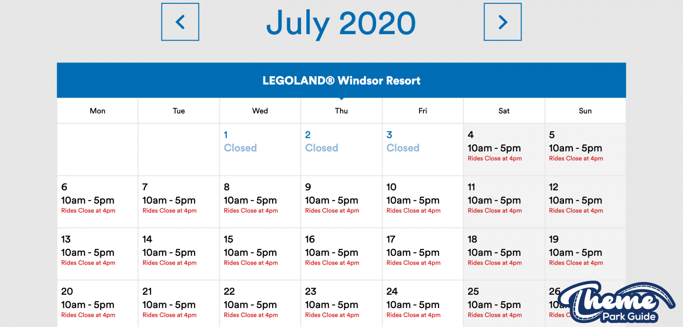 Legoland Windsor Coronavirus Closures And Reductions