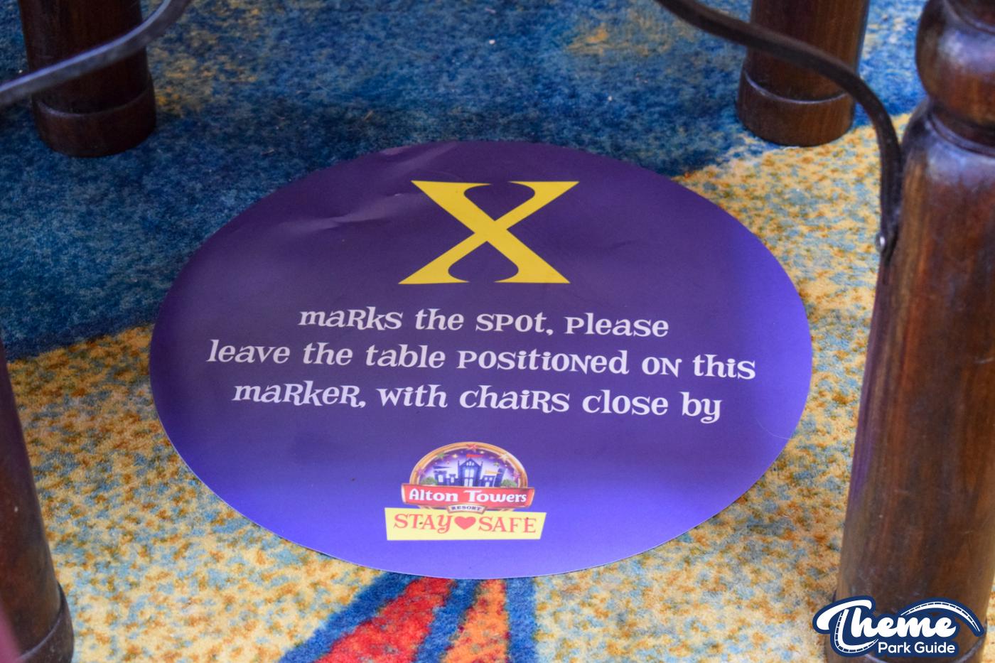 Alton Towers Hotels Table Service