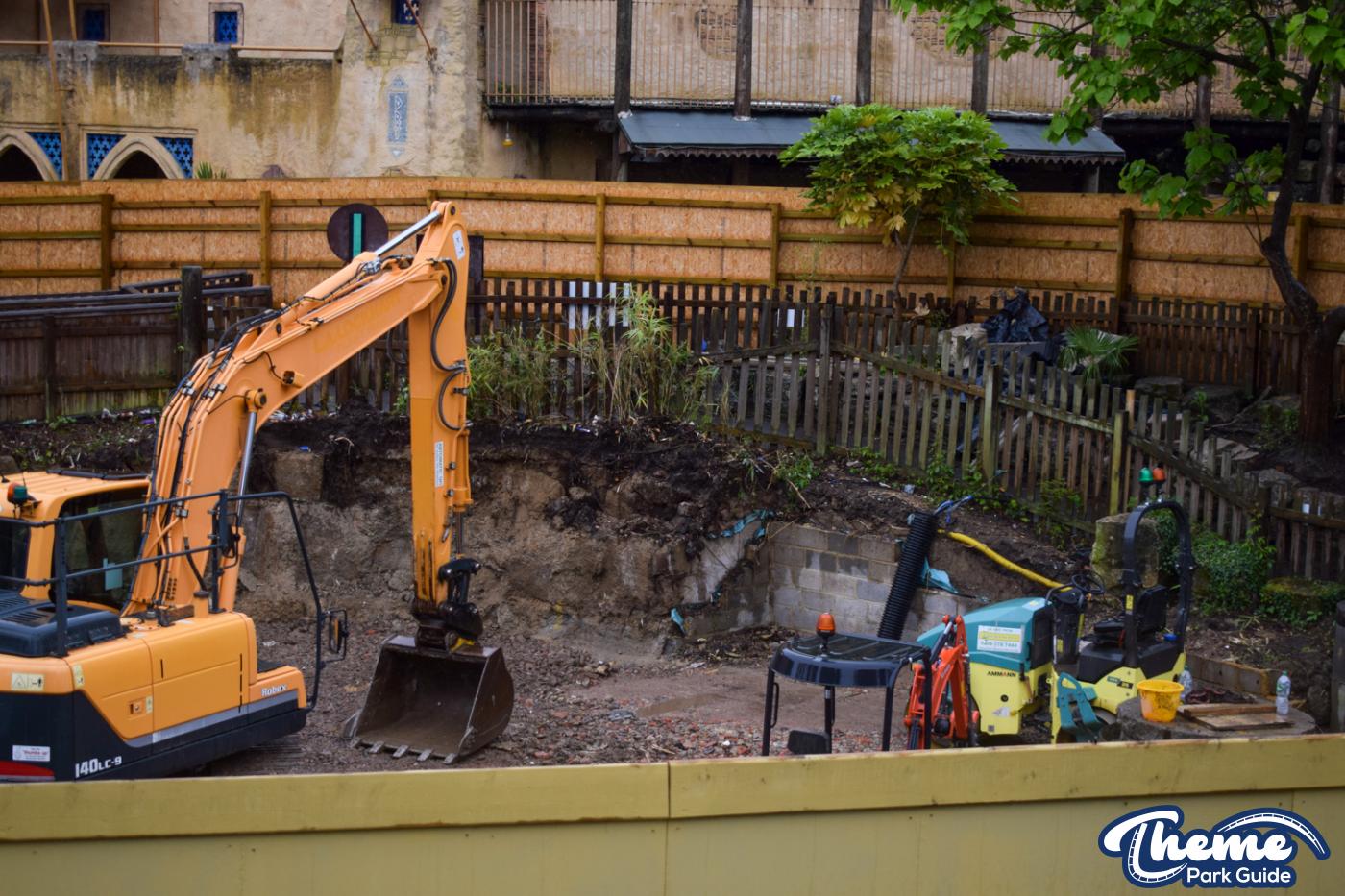 , Construction Work At Rameses Revenge Restarts