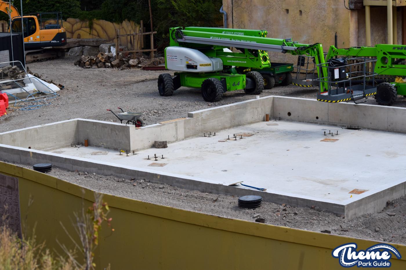 , Foundations Complete For Croc Drop