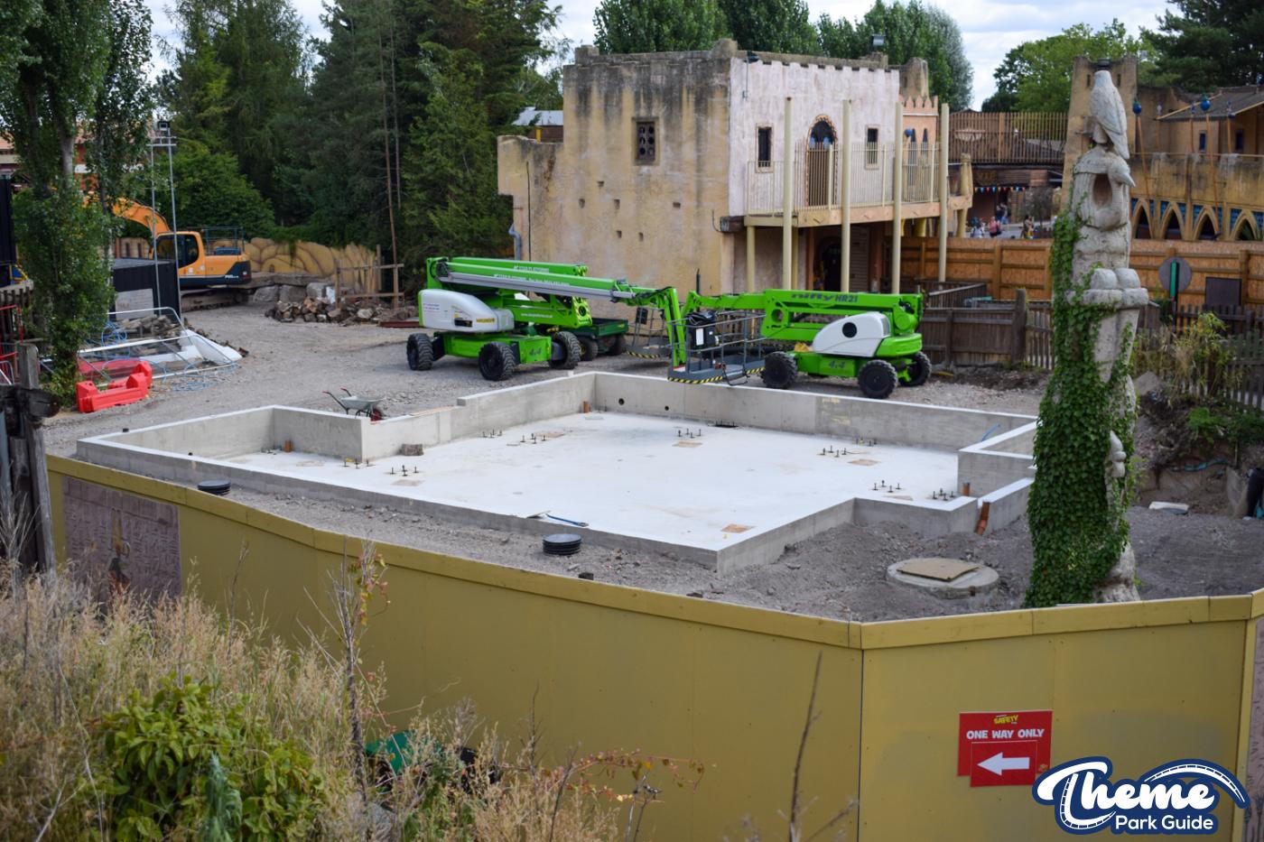 , Foundations Complete For Croc Drop