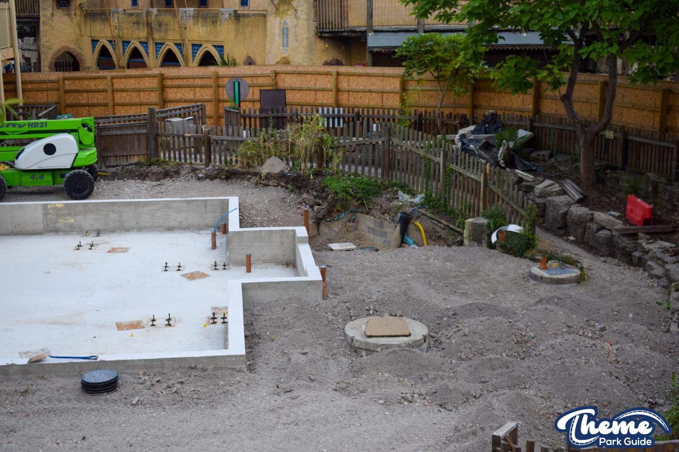 Foundations Complete For Croc Drop