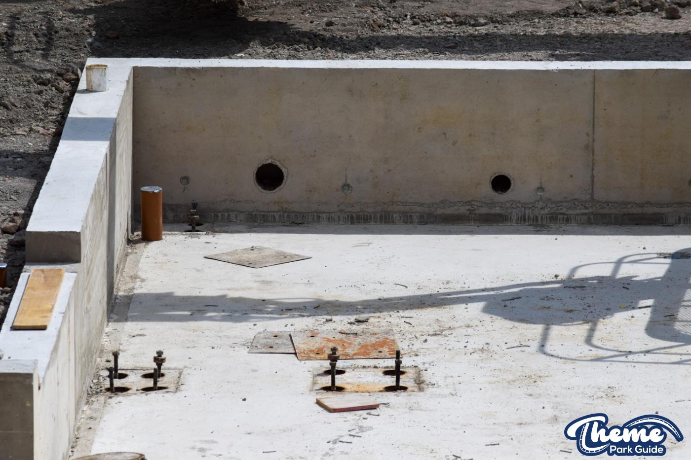 , Foundations Complete For Croc Drop