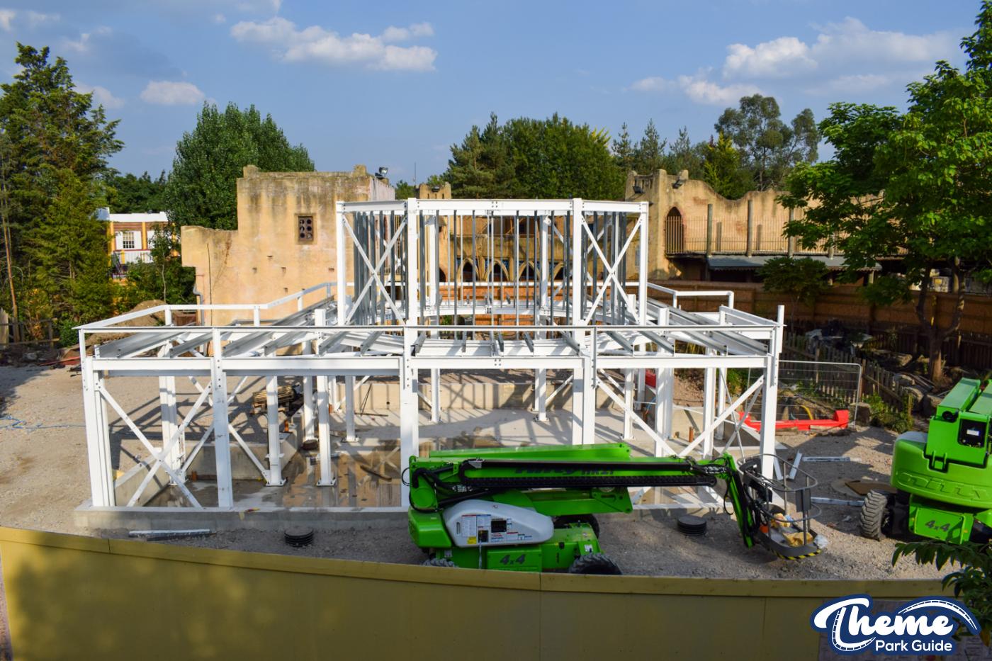 Croc Drop Construction Goes Vertical