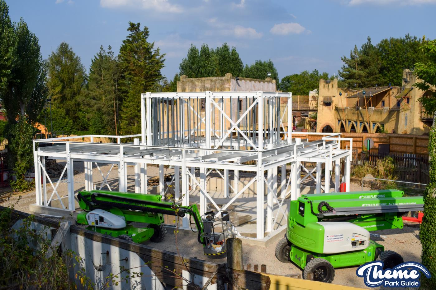 Croc Drop Construction Goes Vertical