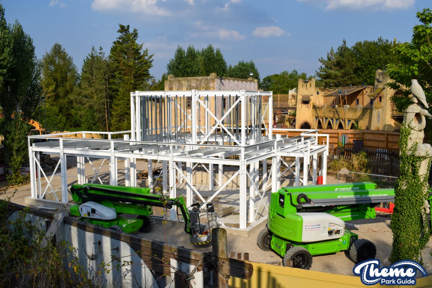 Croc Drop Construction Goes Vertical