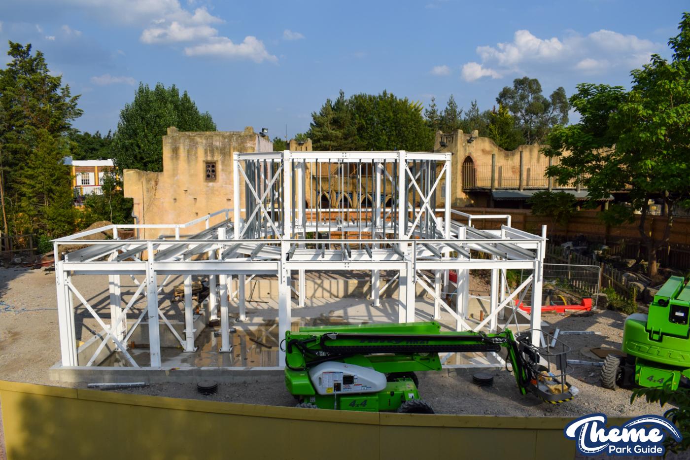 Croc Drop Construction Goes Vertical
