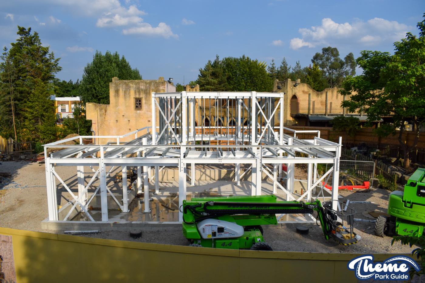 Croc Drop Construction Goes Vertical