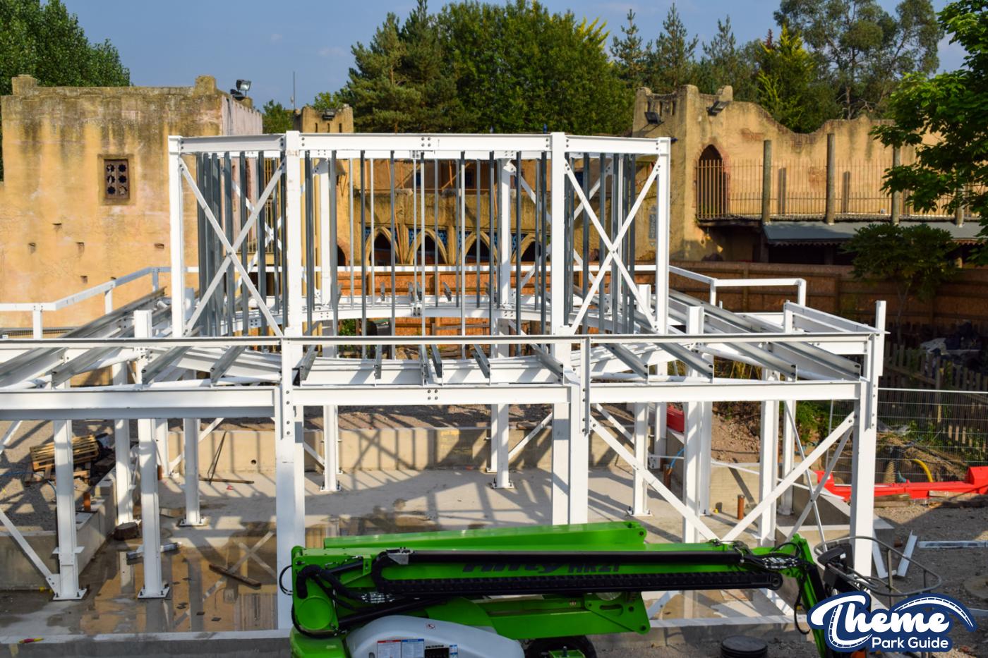 Croc Drop Construction Goes Vertical