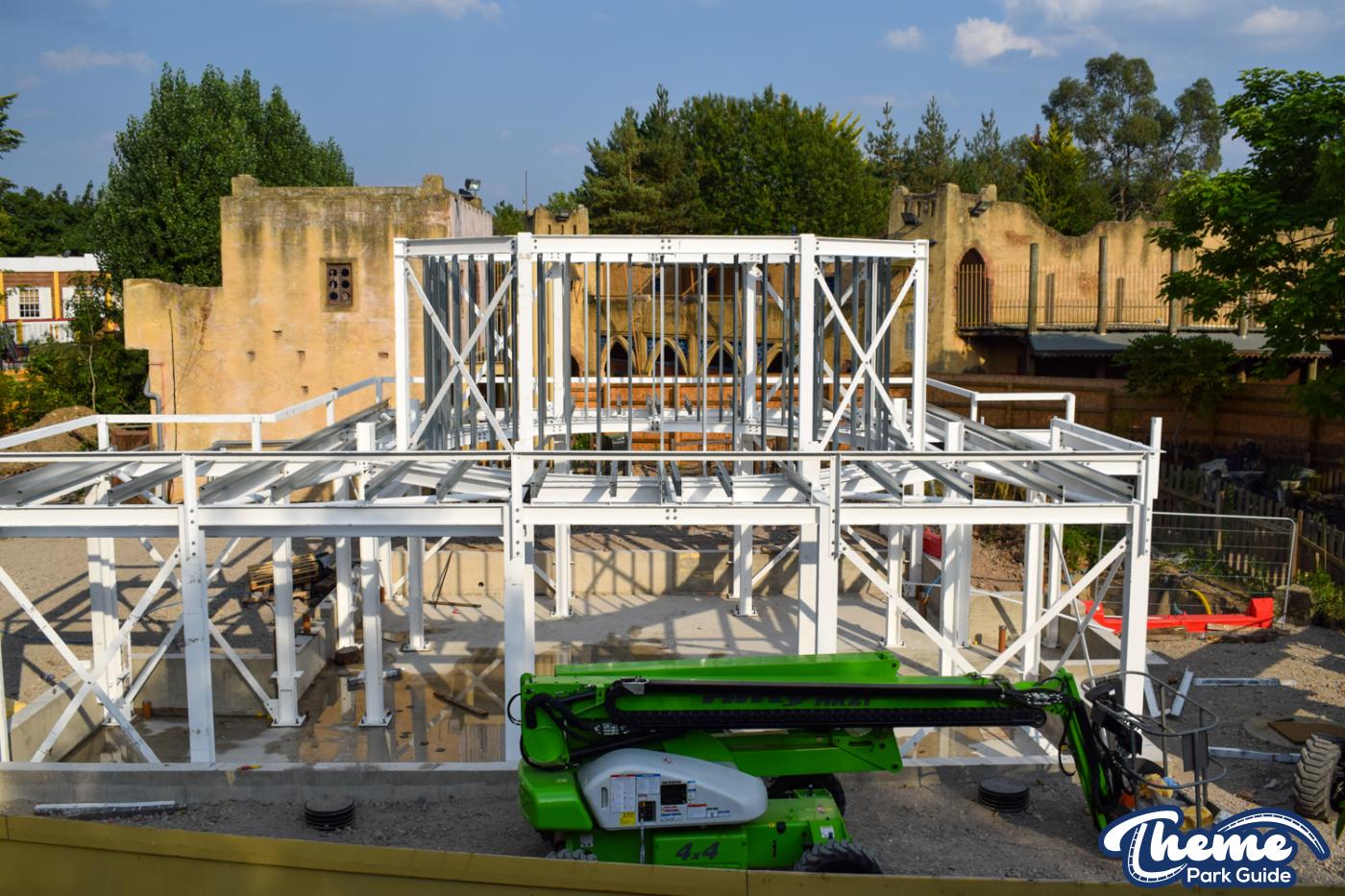 Croc Drop Construction Goes Vertical