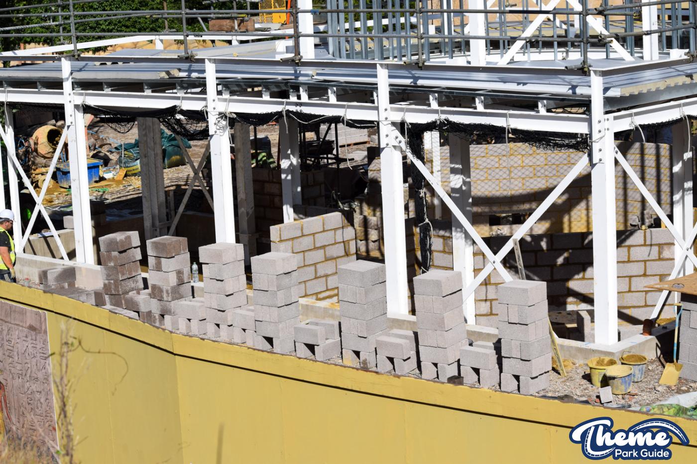 Construction Work For Croc Drop Ride Station Begins