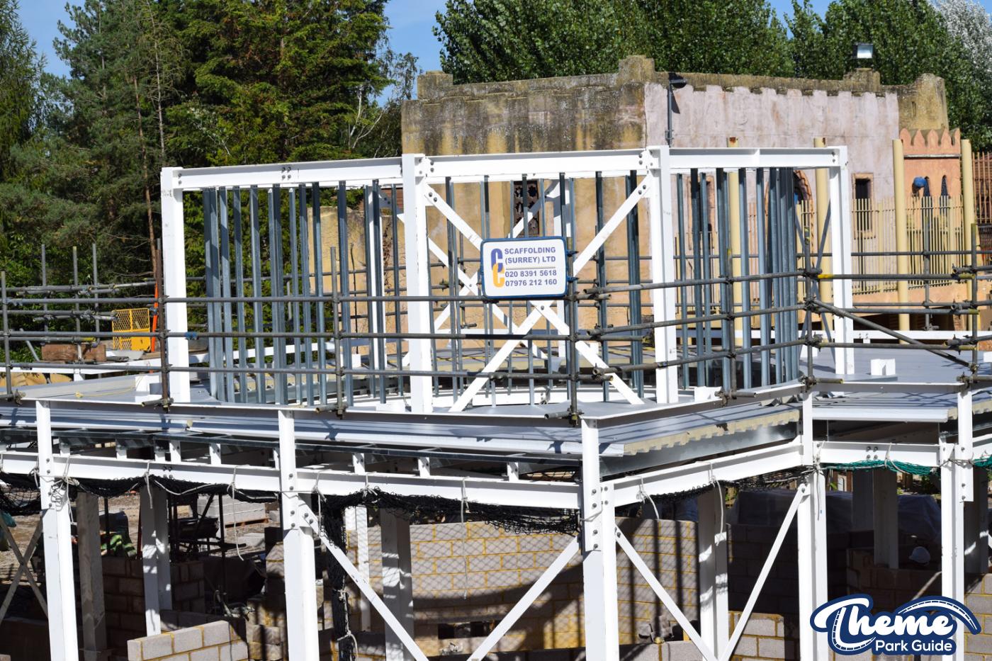 Construction Work For Croc Drop Ride Station Begins