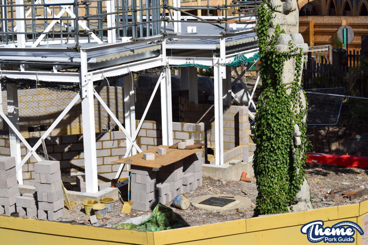 Construction Work For Croc Drop Ride Station Begins