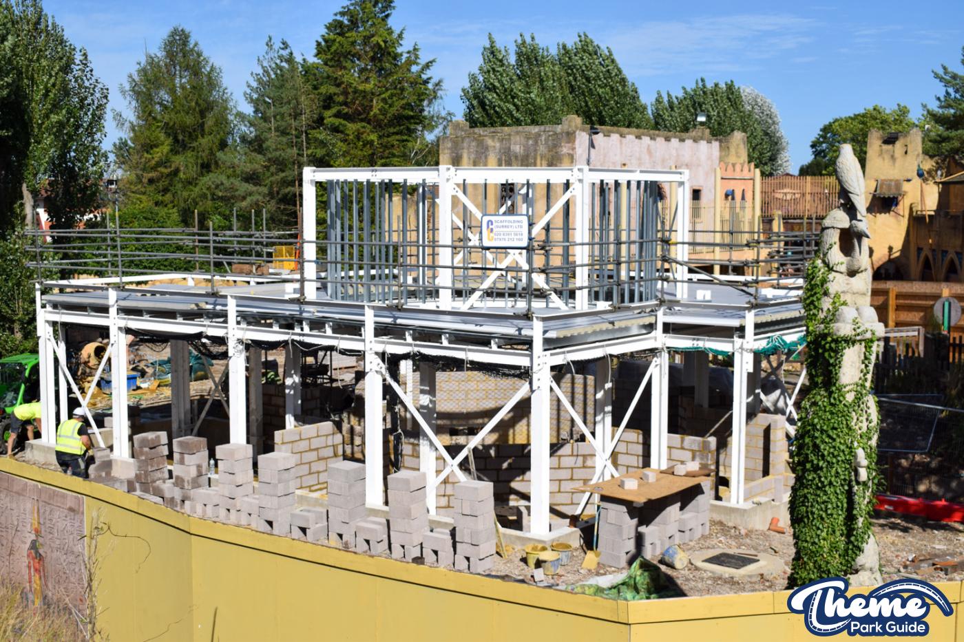 Construction Work For Croc Drop Ride Station Begins