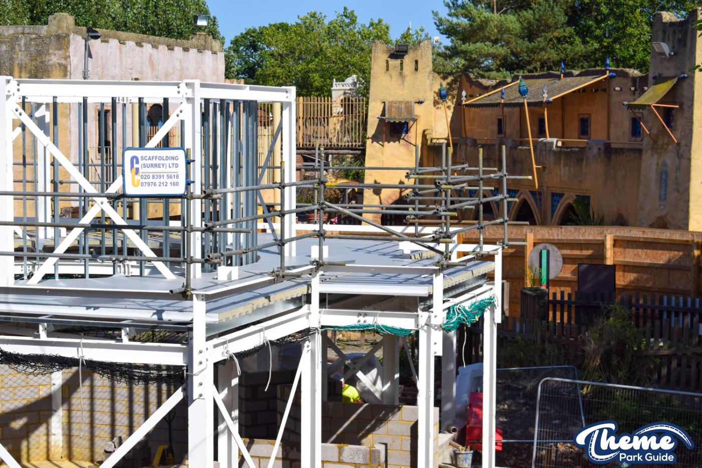 Construction Work For Croc Drop Ride Station Begins