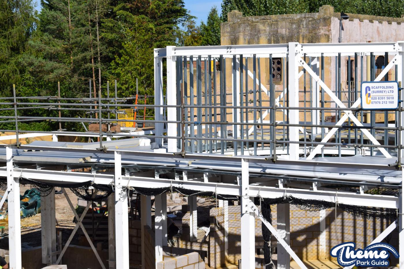 Construction Work For Croc Drop Ride Station Begins